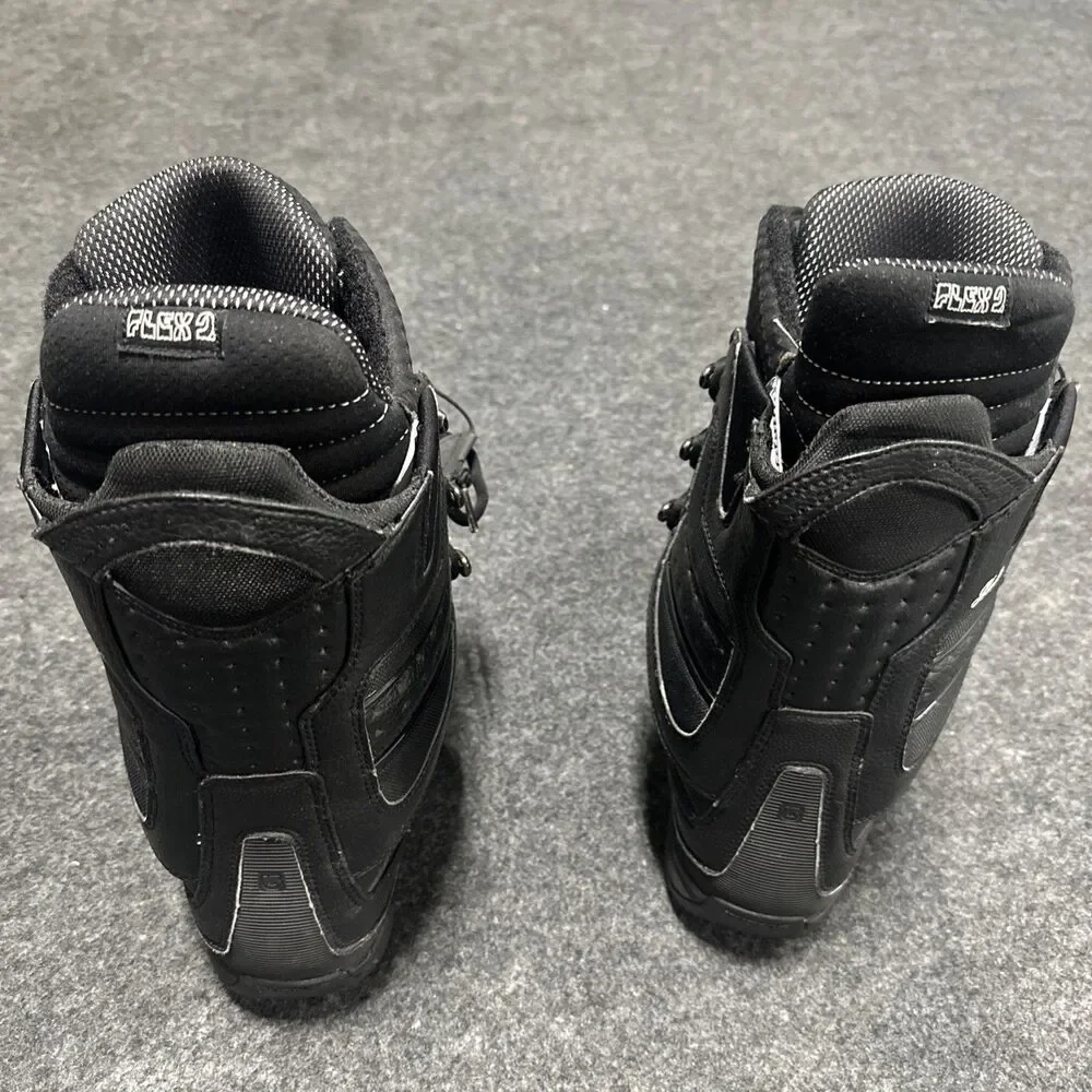 BURTON HAIL SNOWBOARD BOOTS BLACK  MEN SIZE 9